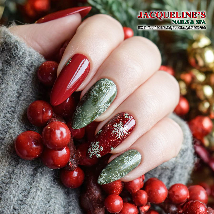 Christmas Nails at Jacqueline’s Nails and Spa